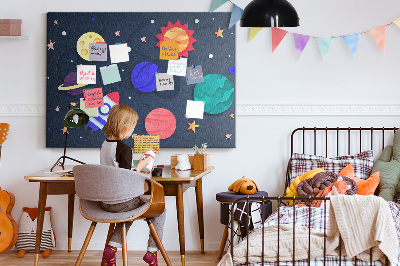 Cork memo board Children's space