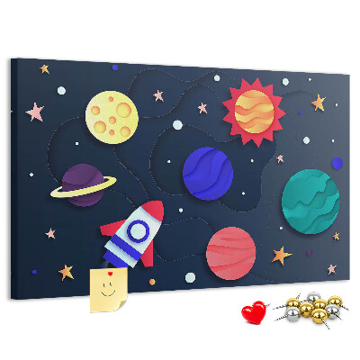 Cork memo board Children's space