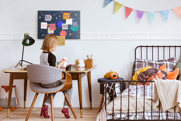 Cork memo board Children's space