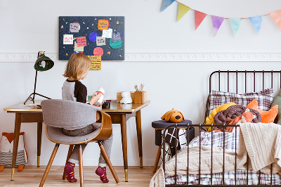Cork memo board Children's space