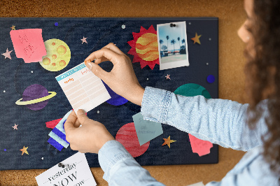 Cork memo board Children's space