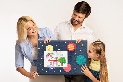 Cork memo board Children's space