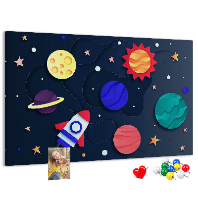 Cork memo board Children's space