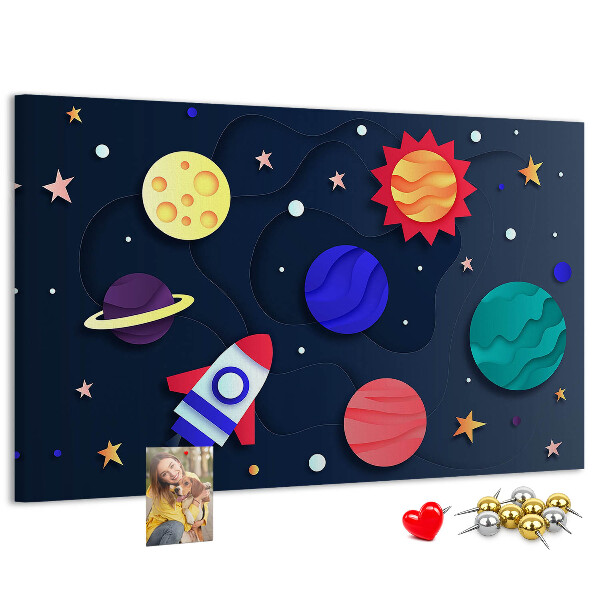 Cork memo board Children's space