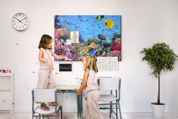 Cork board Underwater life