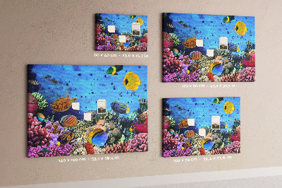 Cork board Underwater life