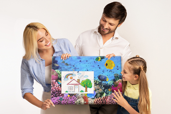 Cork board Underwater life