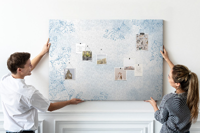 Cork display board Plant sketch