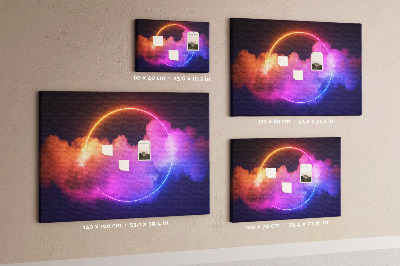 Cork board 3D smoke abstraction