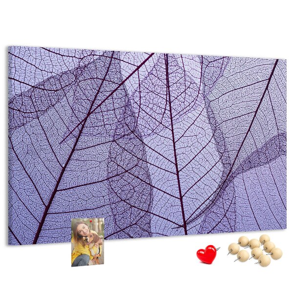 Cork display board Leaves nature
