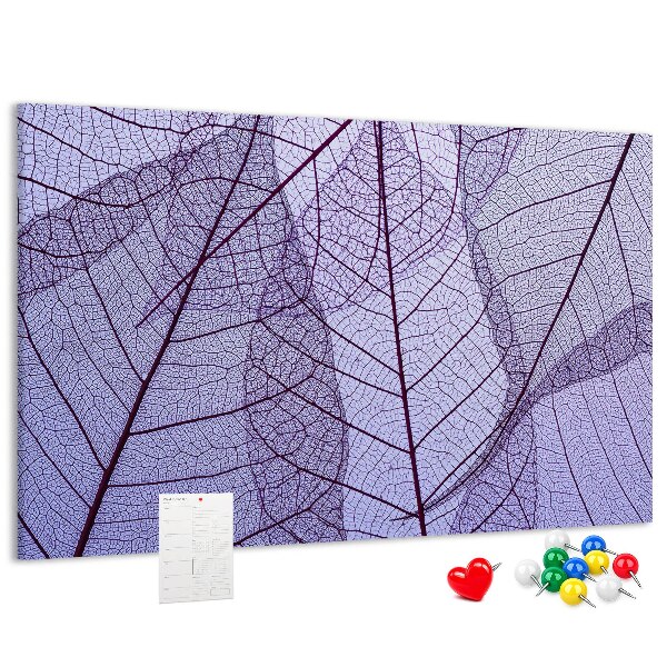 Cork display board Leaves nature