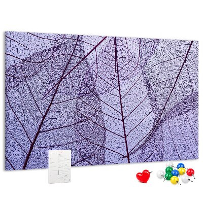 Cork display board Leaves nature