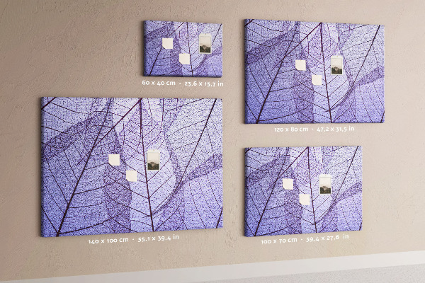 Cork display board Leaves nature