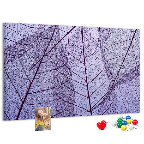 Cork display board Leaves nature
