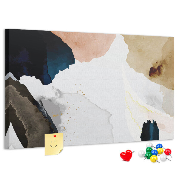 Cork display board Splashes abstraction
