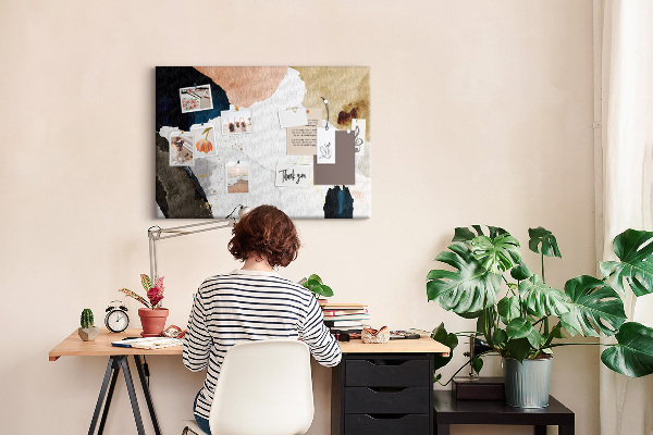 Cork display board Splashes abstraction