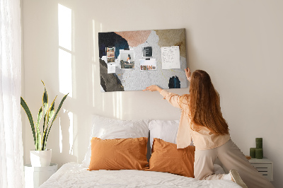 Cork display board Splashes abstraction