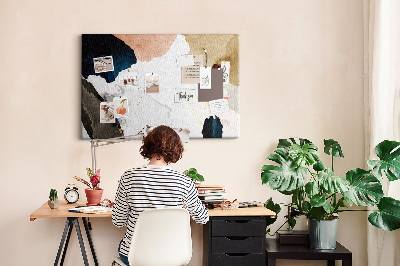 Cork display board Splashes abstraction