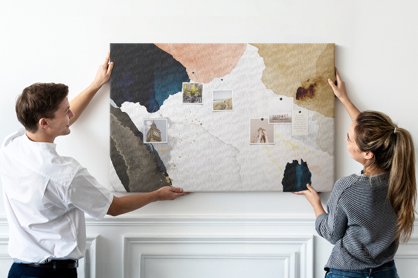 Cork display board Splashes abstraction