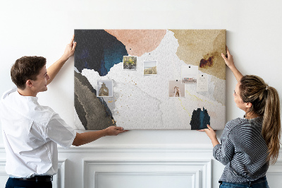 Cork display board Splashes abstraction