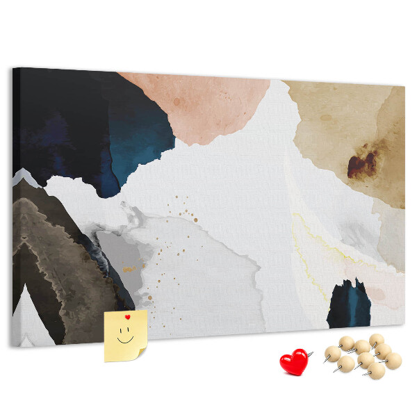 Cork display board Splashes abstraction