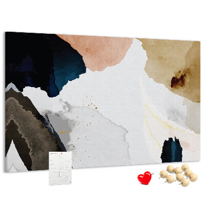Cork display board Splashes abstraction