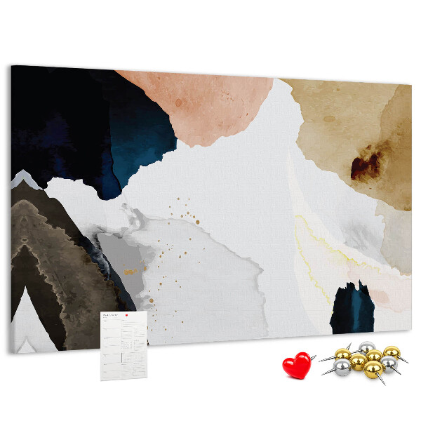 Cork display board Splashes abstraction