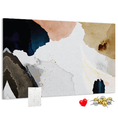 Cork display board Splashes abstraction