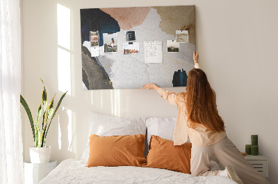 Cork display board Splashes abstraction