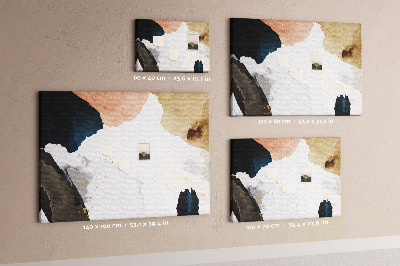 Cork display board Splashes abstraction