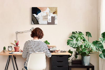 Cork display board Splashes abstraction