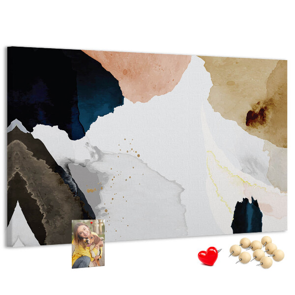 Cork display board Splashes abstraction