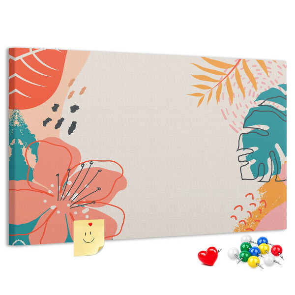 Cork memo board Tropical holidays