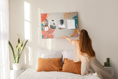 Cork memo board Tropical holidays