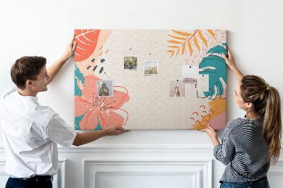 Cork memo board Tropical holidays
