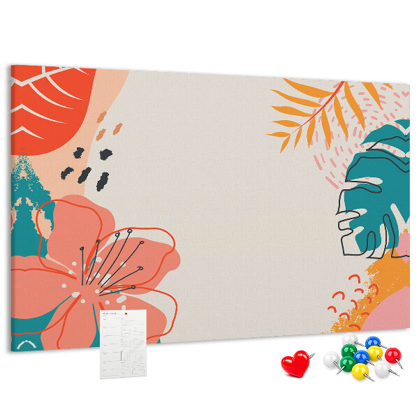 Cork memo board Tropical holidays