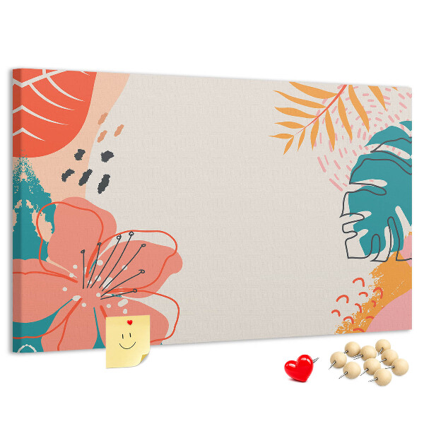 Cork memo board Tropical holidays