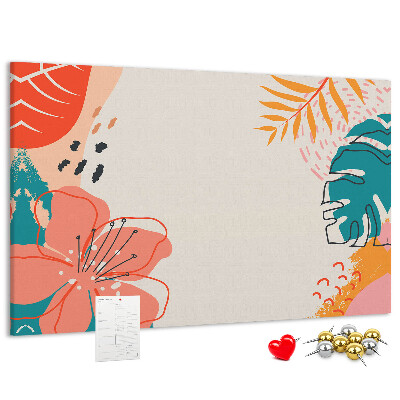 Cork memo board Tropical holidays