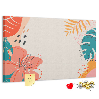 Cork memo board Tropical holidays