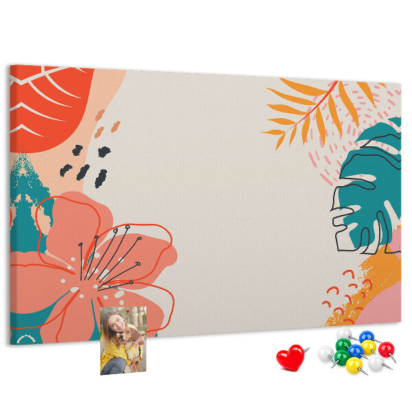 Cork memo board Tropical holidays
