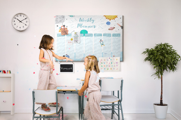 Cork board Full week planner