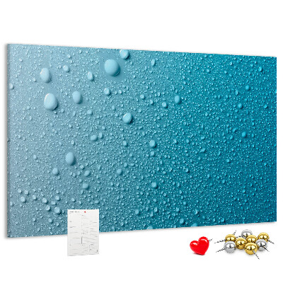 Cork display board Water drops