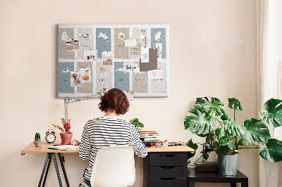 Cork board Cat calendar