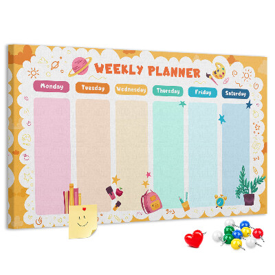 Cork display board Lesson plan