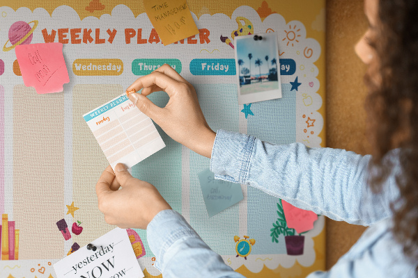 Cork display board Lesson plan