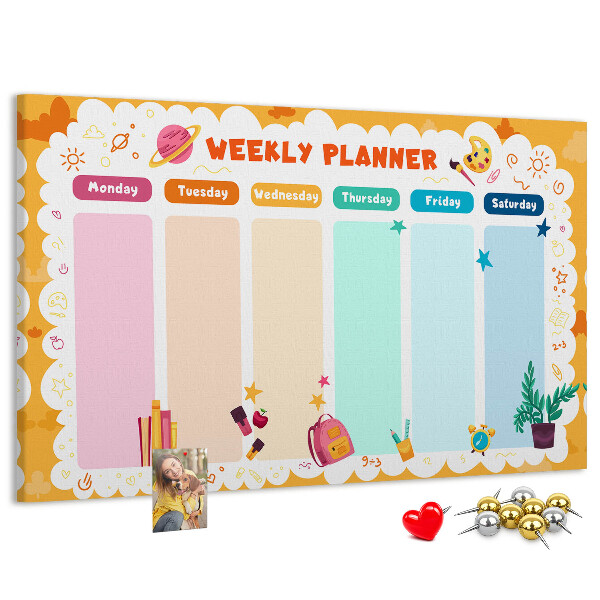 Cork display board Lesson plan
