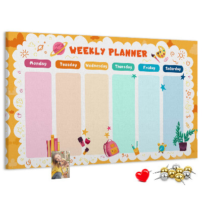 Cork display board Lesson plan