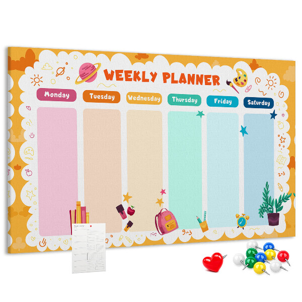 Cork display board Lesson plan