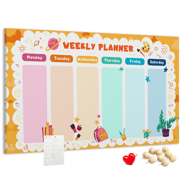 Cork display board Lesson plan