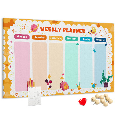 Cork display board Lesson plan